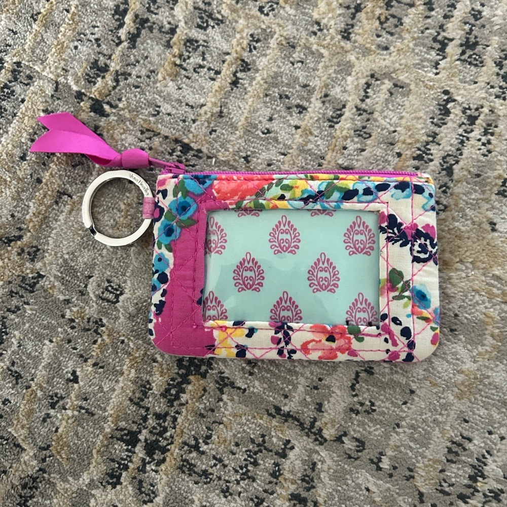 Vera Bradley keychain wallet